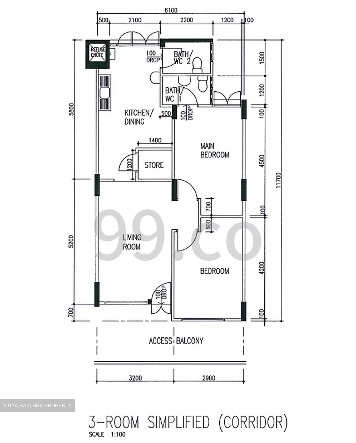 Blk 151 Eunos Spring (Bedok), HDB 3 Rooms #474913951